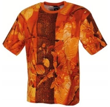 MFH MFH - T-shirt américain  -  manche courte  -  chasseur-orange  -  170 g/m2