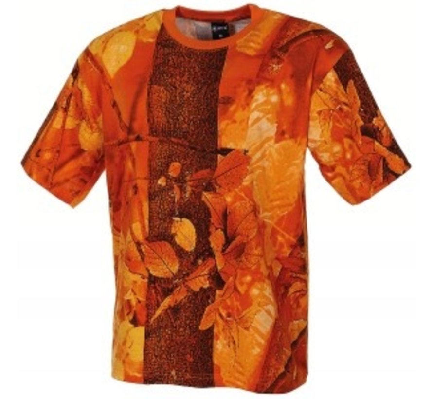 MFH - US T-Shirt  -  korte mouw  -  hunter-oranje  -  170 g/m2