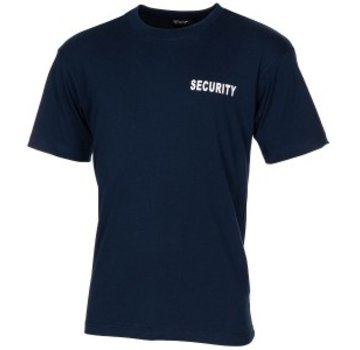 MFH MFH - Shirt  -  Blauwe  -  "Security"  -  Afgedrukt