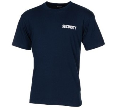 MFH MFH - Shirt  -  Blauwe  -  "Security"  -  Afgedrukt