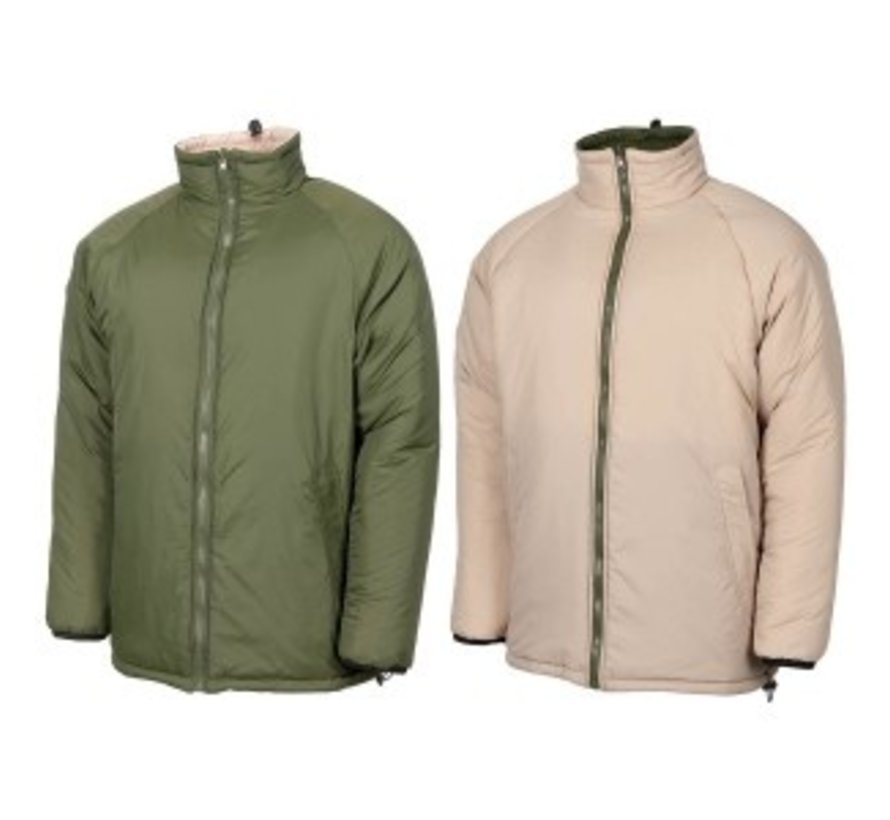 MFH - Brit. Thermojacke - wendbar - oliv/kaki