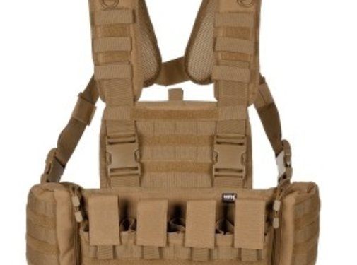 MFH MFHProfessional - Plate-forme de poitrine - "Mission" - bronzage coyote