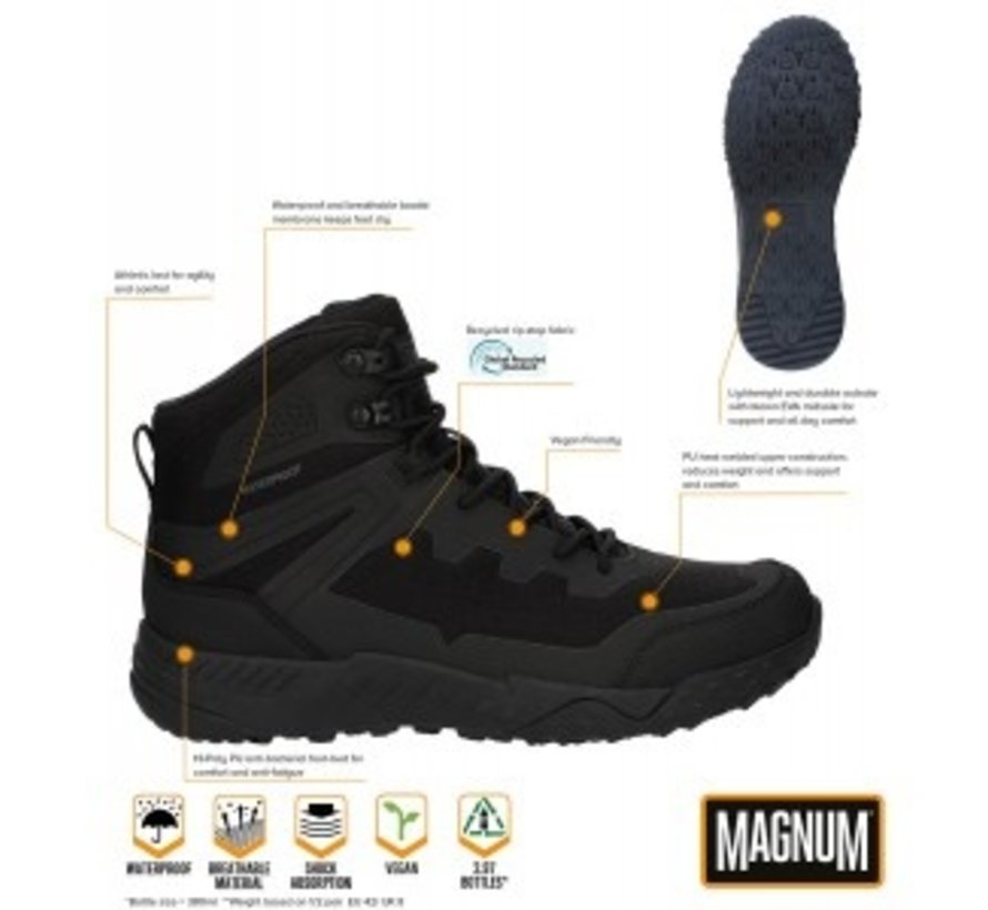 Magnum - Bottes opérationnelles  -  "MAGNUM"  -  Ultima 6.0 WP  -  Noir