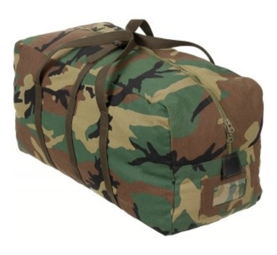 MFH - Leger veldtas - 35 liter - Woodland camouflage - 2 handgrepen