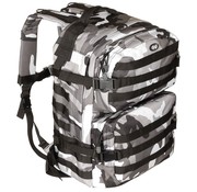 MFH | Mission For High Defence Hochverteidigung amerikanischer Militärrucksack Assualt II mit Urban Camouflage - 40 L