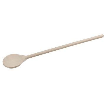 Fox Outdoor Kooklepel van beukenhout met ronde troffel - lengte ca. 70 cm