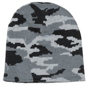 MFH Chapeau de commande en tricot camo urbain « Beanie » en 100% laine