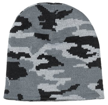 MFH Urban Camo gestrickte Kommandomütze "Beanie" aus 100% Wolle