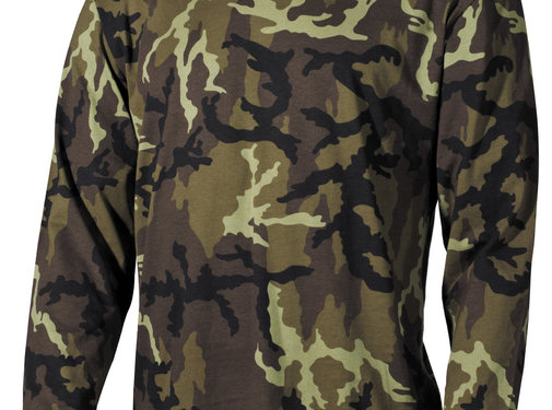 MFH US M 95 CZ camouflage t-shirt met lange mouwen -100% katoen -170 g/m²