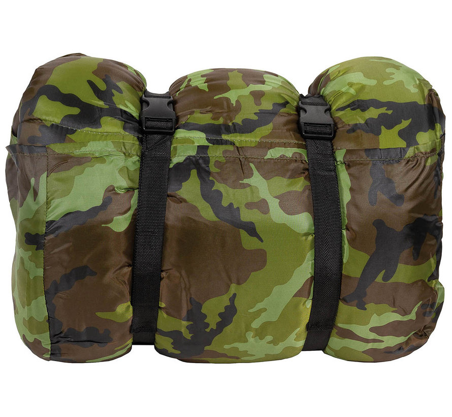 Sac de couchage des pilotes israéliens avec camouflage M95 CZ et rembourrage à 2 couches.