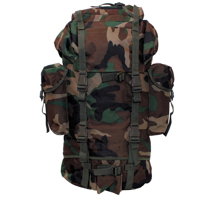MFH - Bundeswehr Gevechtsrugzak  -  65 l  -  Aluminium versteviging  -  M81 Woodland