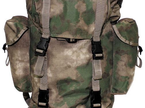 MFH Große BW Combat Army Rucksäcke von 65 Litern mit HDT - FG Camouflage Print