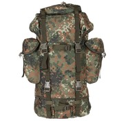 MFH Grands sacs à dos de l’armée BW Combat de 65 litres avec imprimé camouflage BW