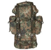 MFH Große BW Combat Armeerucksäcke von 65 Litern mit BW Camouflage Print