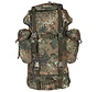 Grote BW Combat leger rugzak van 65 liter met BW camouflage print