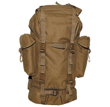 MFH Grands sacs à dos de l’armée BW Combat de 65 litres avec imprimé coyote tan