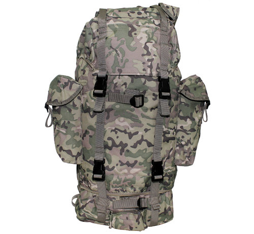 MFH Grands sacs à dos BW Combat Army de 65 litres avec impression de camouflage d’opération