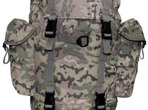 MFH Grands sacs à dos BW Combat Army de 65 litres avec impression de camouflage d’opération