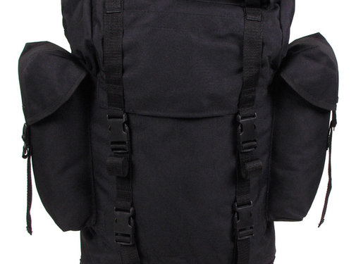 MFH Grand sac à dos 65 litres BW Combat noir de l'armée
