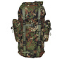 Grands sacs à dos 65L BW Combat army avec impression camouflage végétal.