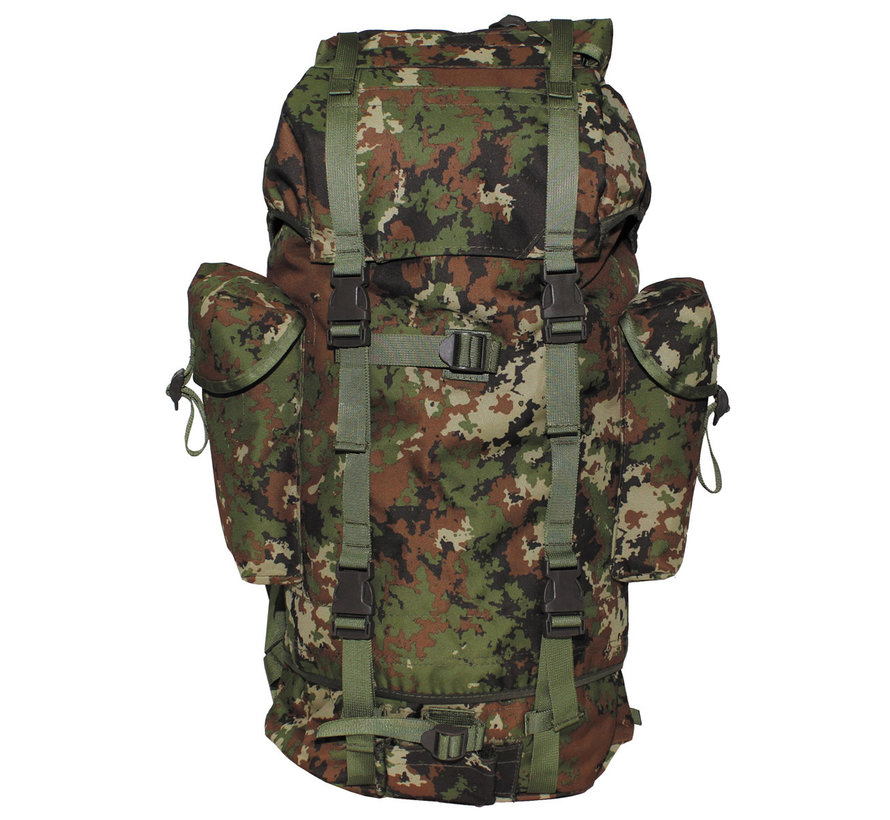 Grote BW Combat leger rugzak van 65 liter met vegetato camouflage print