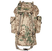 MFH Outdoor Grote BW Combat leger rugzakken van 65 liter met  tropen camouflage print