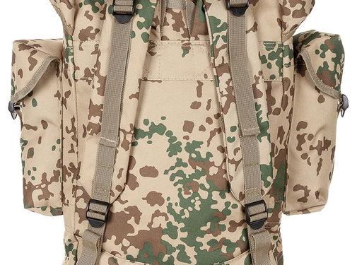 MFH Grote BW Combat leger rugzak van 65 liter met  tropen camouflage print