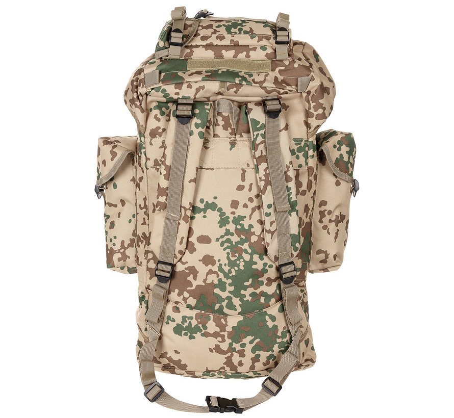 Grands sacs à dos BW Combat Army de 65 litres avec imprimé camouflage tropical