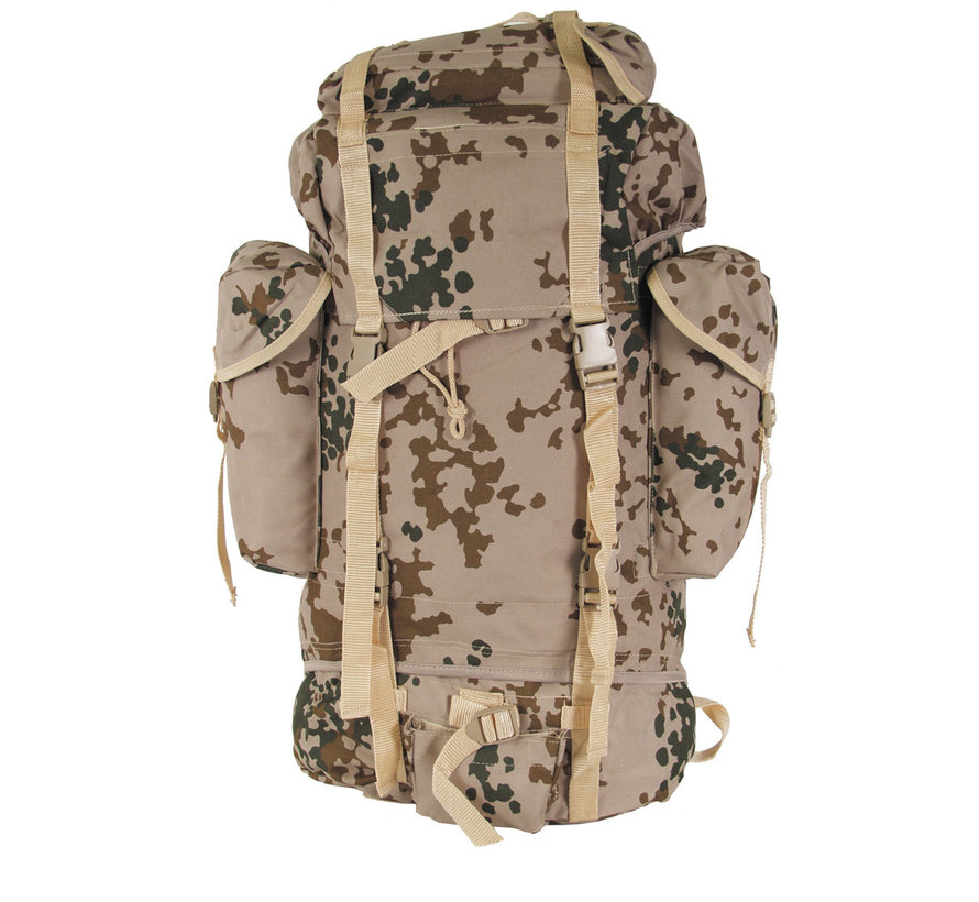 Grands sacs à dos BW Combat Army de 65 litres avec imprimé camouflage tropical