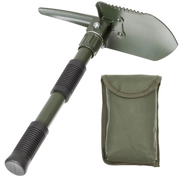 MFH MFH - Mini opvouwbare shovel set  -  3 in 1  -  OD groen