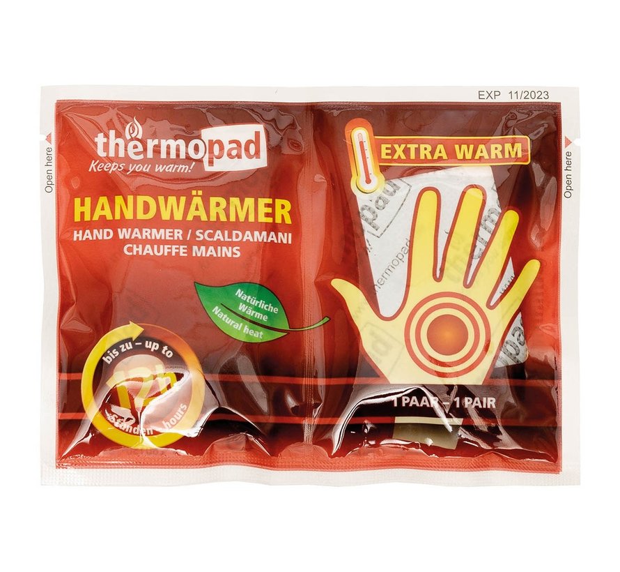 Max Fuchs - Handwärmer -  "Thermopad" -  für Einmalgebrauch