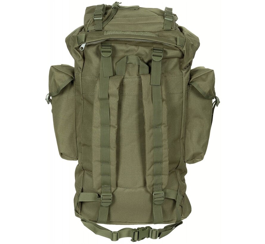 Grands sacs à dos de combat BW 65 litres avec impression camouflage vert armée