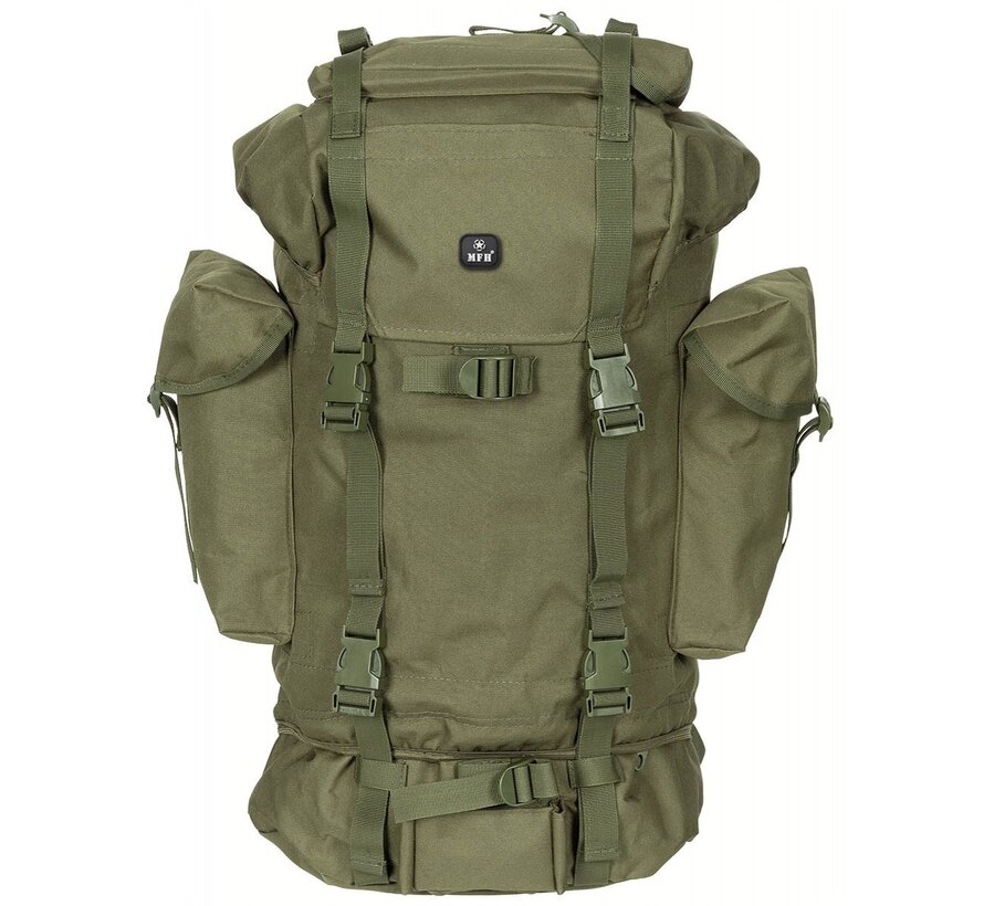 Grands sacs à dos de combat BW 65 litres avec impression camouflage vert armée