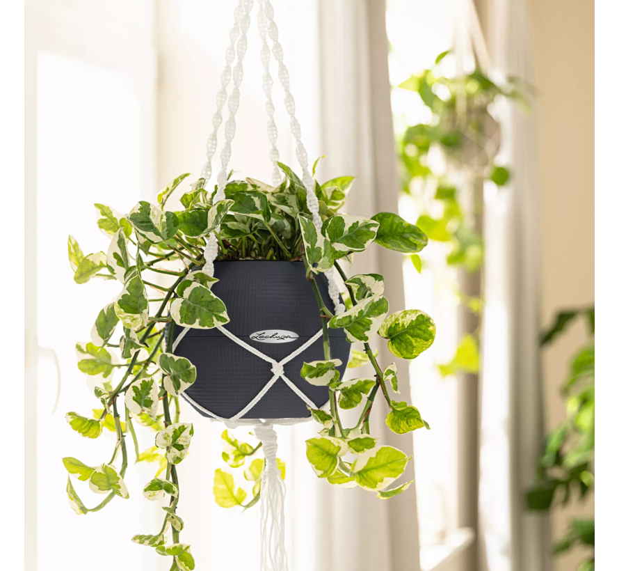 Lechuza - Macramé plantenhanger BOHO 90 Wit