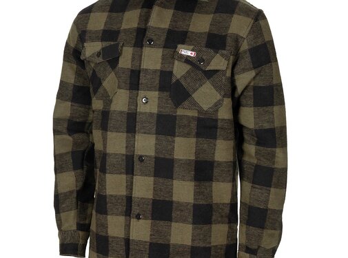 Fox Outdoor Houthakkersblouse Jas groen/zwart geruit