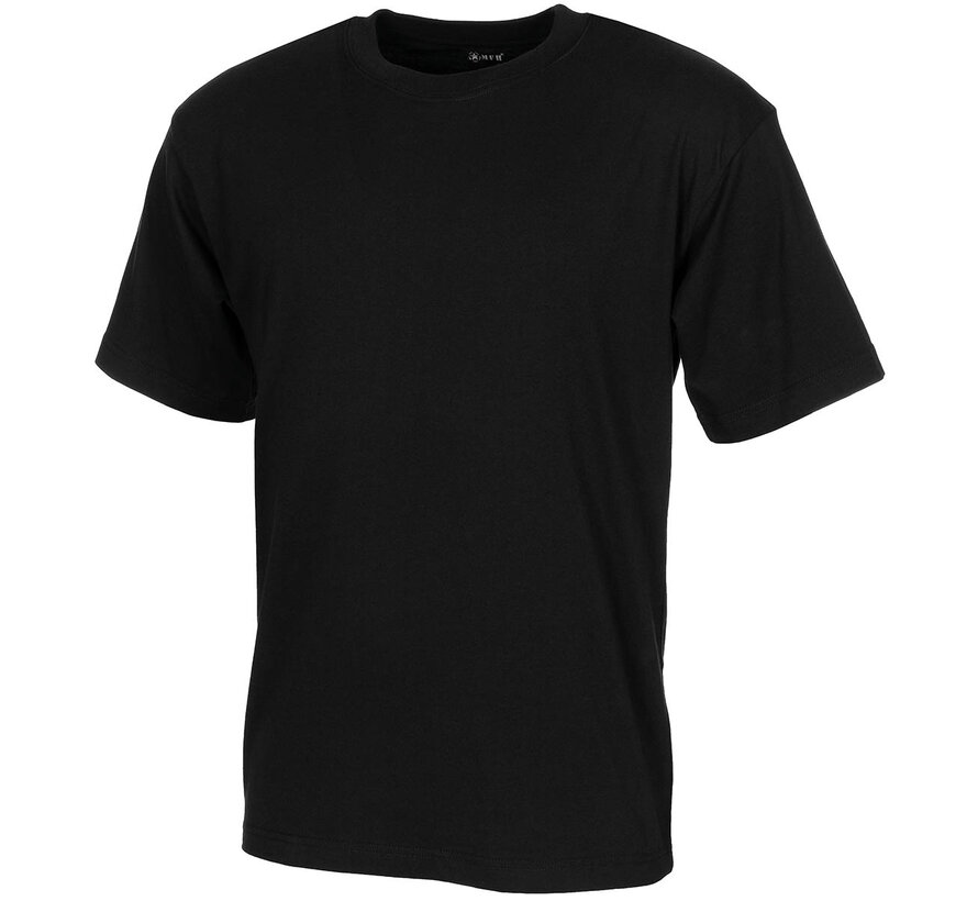 MFH - T-shirt américain  -  manche courte  -  Noir  -  170 g/m2