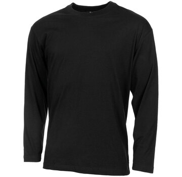 MFH MFH - US Shirt -  langarm -  schwarz -  170 g/m²