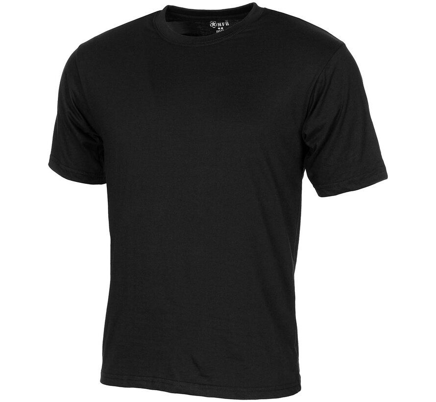 MFH - T-shirt américain  -  "Streetstyle"  -  Noir  -  140-145 g/m2