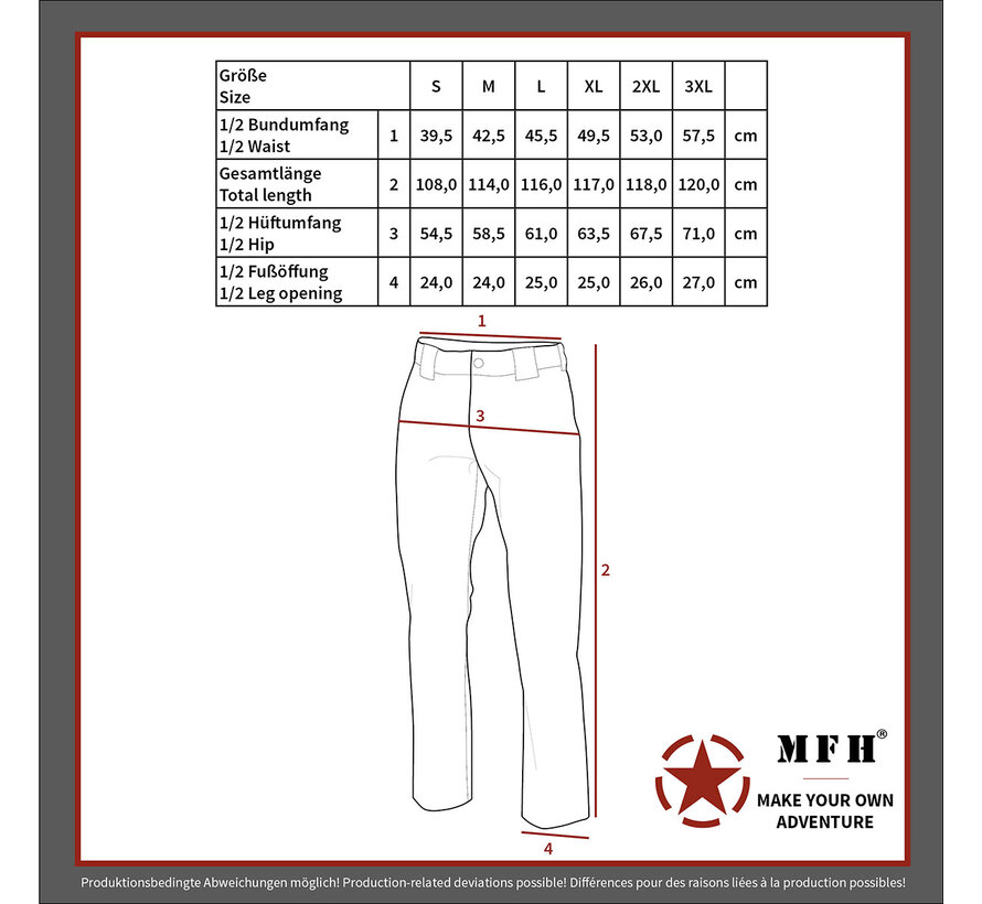 MFH - Thermische broek  -  "Polar"  -  Zwart