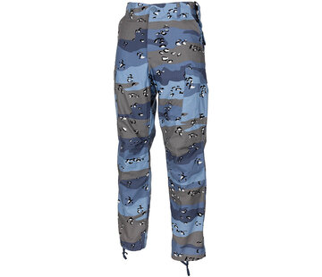 MFH MFH - Amerikaanse gevechtsbroek -  Bdu  -  Rip stop  - Blauwe Chocolate Chip camouflage