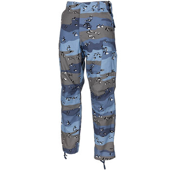 MFH MFH - Pantalon de combat américain  -  Edr  -  Arrêt Rip  -  Camouflage bleu pépites de chocolat