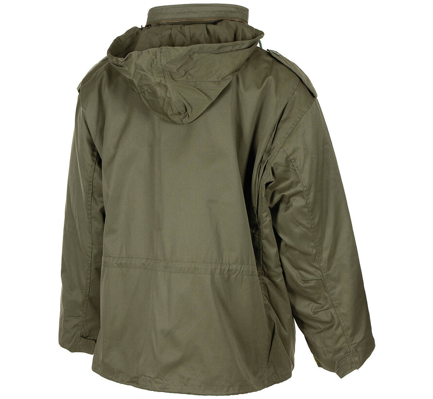 MFH - US Feldjacke M65 -  oliv -  m. auskn. Steppfutter