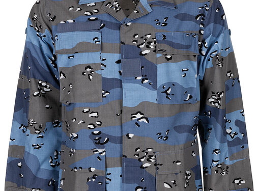 MFH MFH - US BDU Field jas  -  Rip stop  -  Chocolate Chip Blauwe Camo
