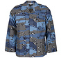 MFH - US BDU Field jas  -  Rip stop  -  Chocolate Chip Blauwe Camo