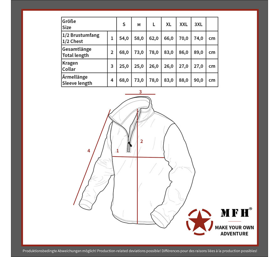 MFH - Brit. Thermojacke -  "Lightweight" -  schwarz