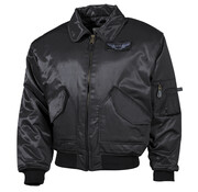 MFH MFH - Veste pilote CWU des États-Unis  -  Noir  -  exécution lourde