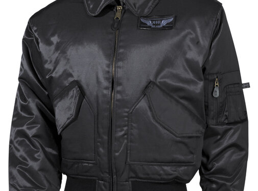 MFH MFH - Veste pilote CWU des États-Unis - Noir - exécution lourde