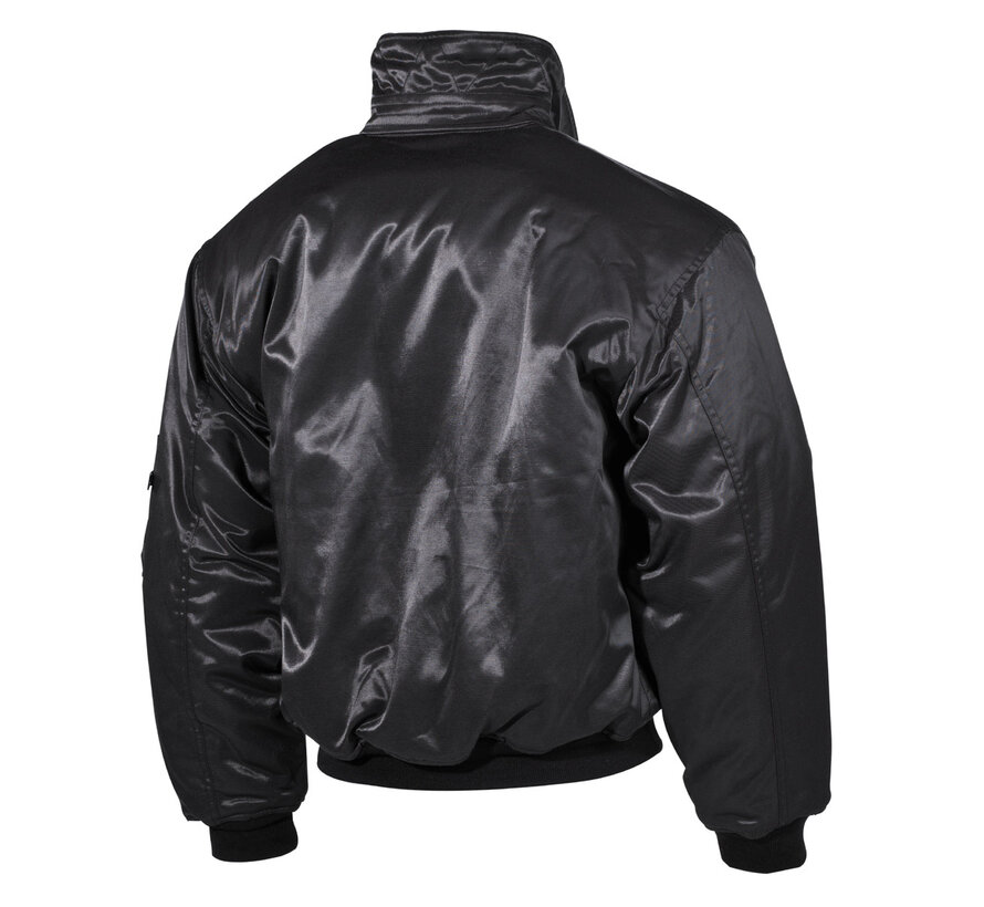 MFH - US CWU Pilotenjacke -  schwarz -  schwere Ausführung