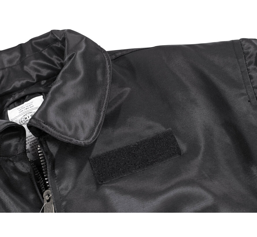 MFH - US CWU Pilotenjacke -  schwarz -  schwere Ausführung