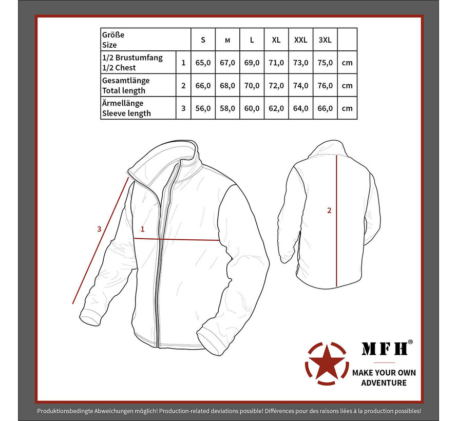 MFH - US CWU Pilotenjacke -  schwarz -  schwere Ausführung